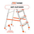 Aqua 3 Aluminum Ladder with 5 Anti Slip Shoes